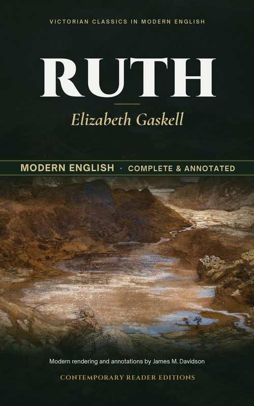 Cover of Ruth (Annotated): a rocky mountain stream in North Wales, painted by Samuel Palmer